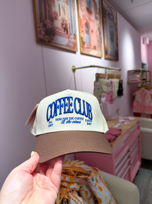 Coffee Club Trucker Hat