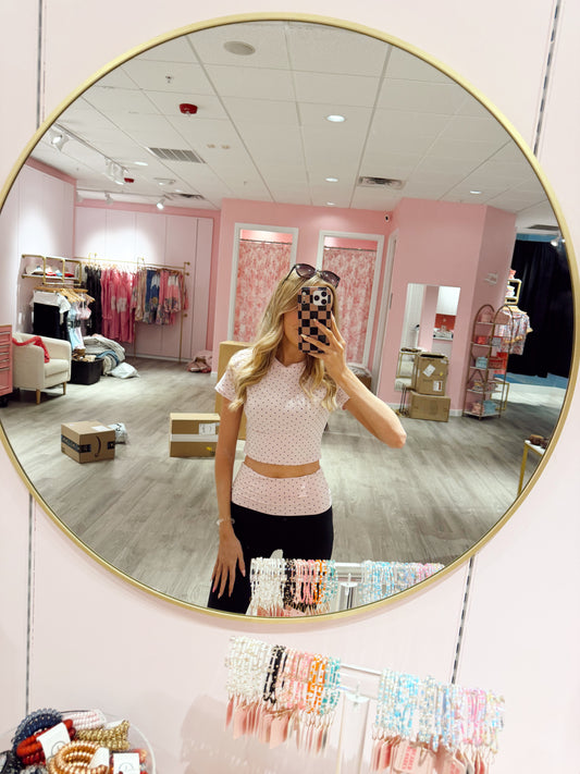 Polka Dot Trimmed Bottoms