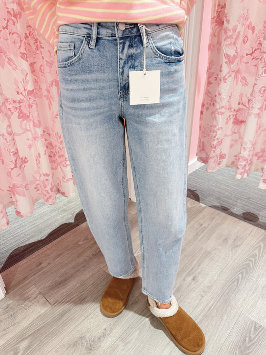 Denim Darling Barrel Jeans