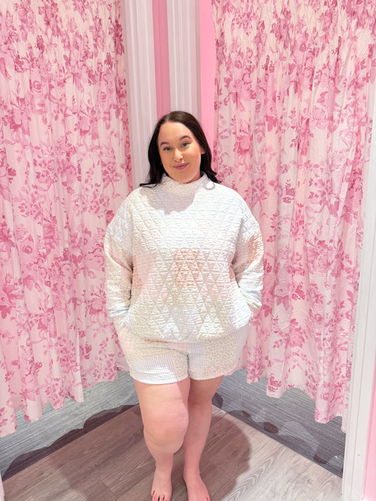 Ditsy Patchwork Mockneck Set