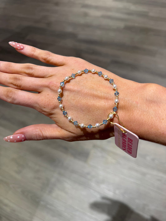 Turquoise Pearl June Bracelet