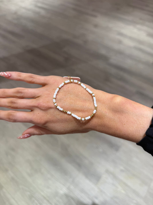 White Sprinkle Bracelet